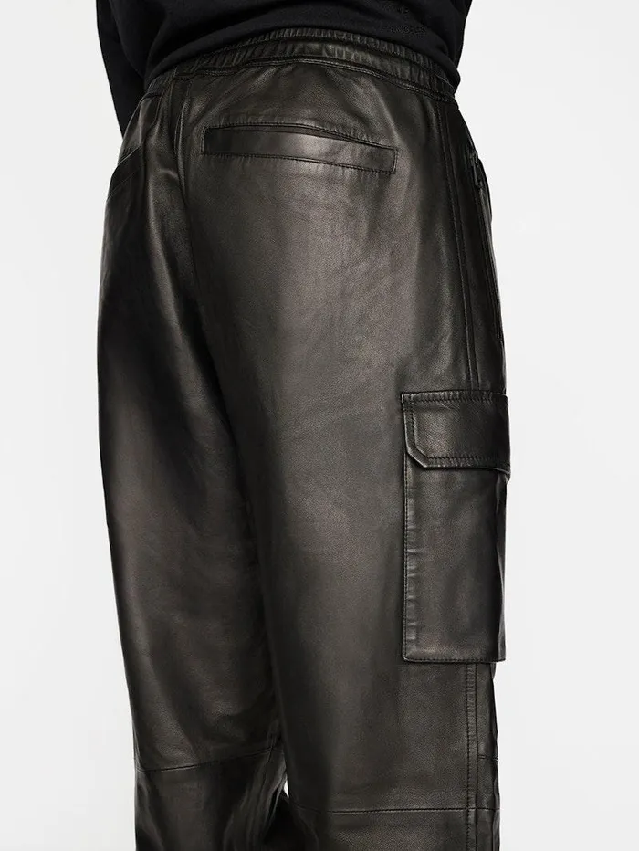 Men FRAME Leather and Suede Cargo Leather Pant Men FRAME Leather and Suede Cargo Leather Pant