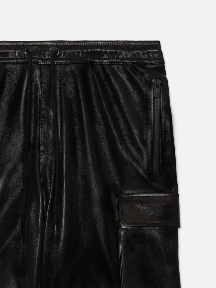 Men FRAME Leather and Suede Cargo Leather Pant Men FRAME Leather and Suede Cargo Leather Pant