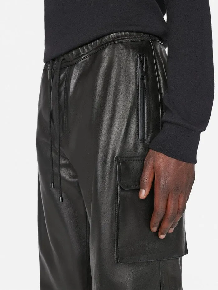 Men FRAME Leather and Suede Cargo Leather Pant Men FRAME Leather and Suede Cargo Leather Pant