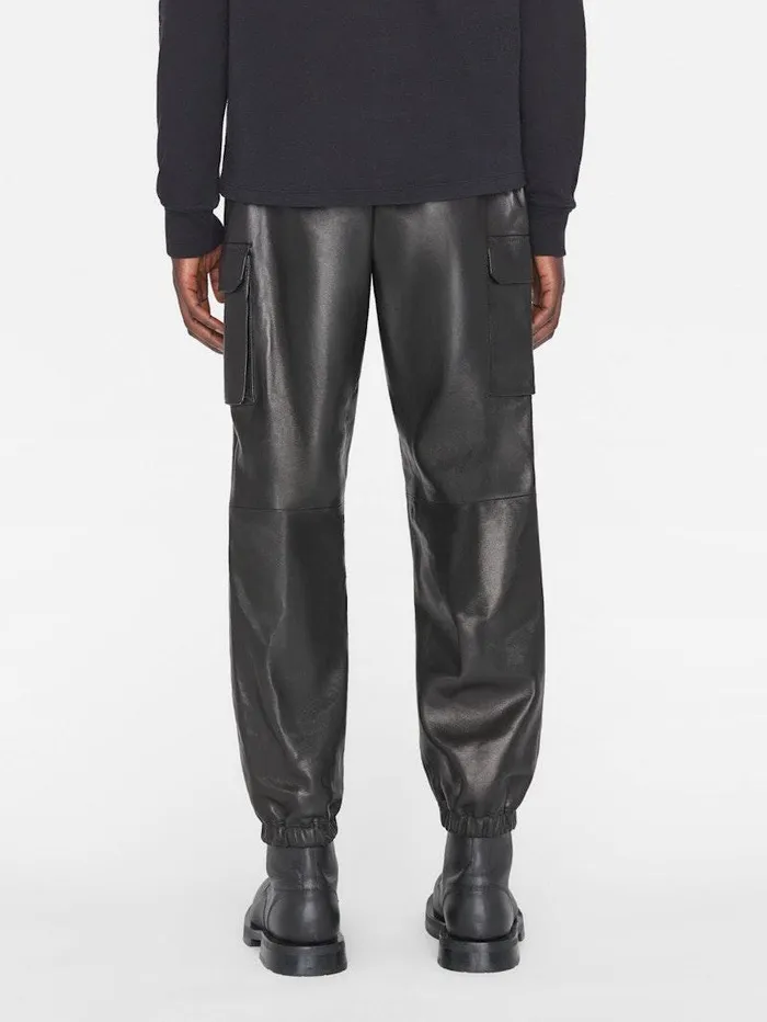 Men FRAME Leather and Suede Cargo Leather Pant Men FRAME Leather and Suede Cargo Leather Pant
