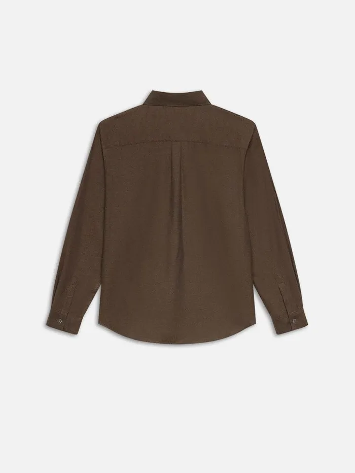 Men FRAME Shirts Double Pocket Wool Blend Shirt Men FRAME Shirts Double Pocket Wool Blend Shirt