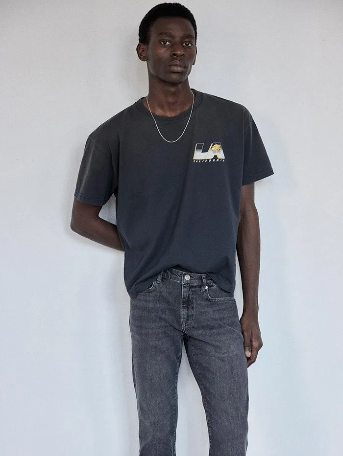 Men FRAME Tees and Polos Boxy Vintage Print Tee Men FRAME Tees and Polos Boxy Vintage Print Tee