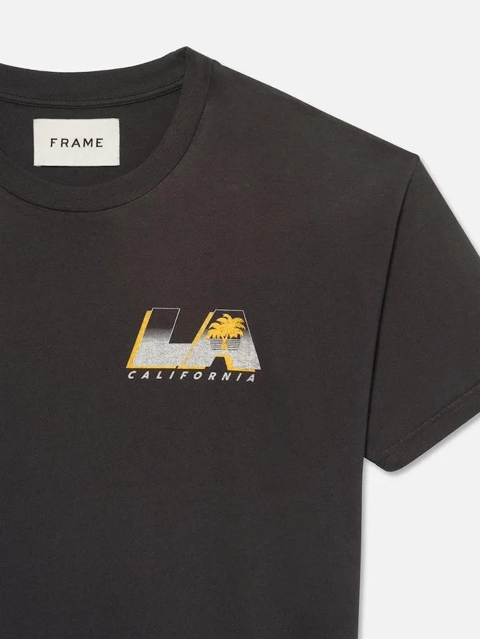Men FRAME Tees and Polos Boxy Vintage Print Tee Men FRAME Tees and Polos Boxy Vintage Print Tee