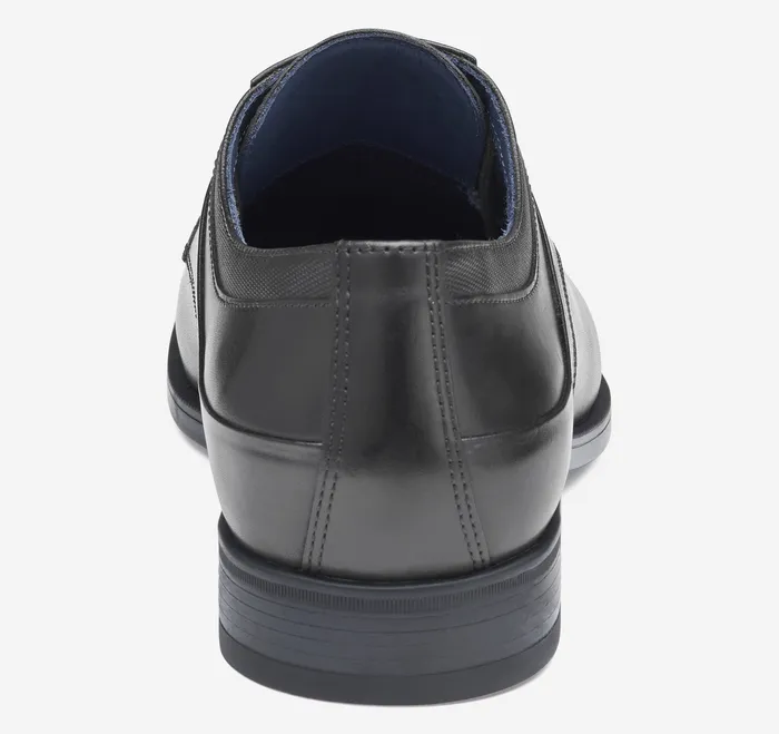 Men Gibbons Plain Toe Black Full Grain LaceUps Johnston and Murphy