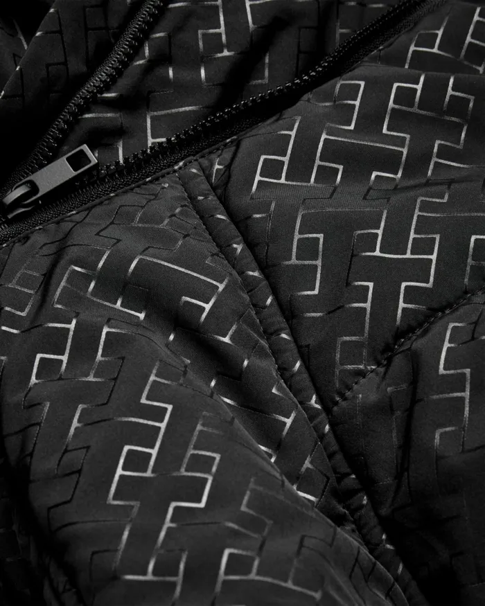 Men GILMOUR 8211 Geometric Print Puffer Jacket Black Ted Baker Coats and Jackets Men GILMOUR 8211 Geometric Print Puffer Jacket Black Ted Baker Coats and Jackets