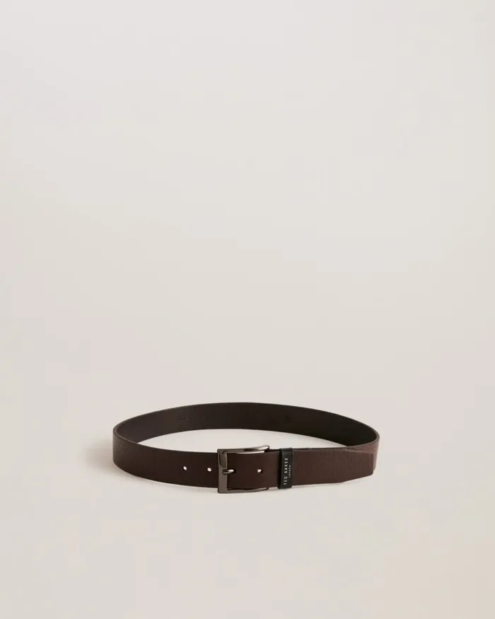 Men HADY 8211 T Etched Leather Belt Black Ted Baker Belts Men HADY 8211 T Etched Leather Belt Black Ted Baker Belts