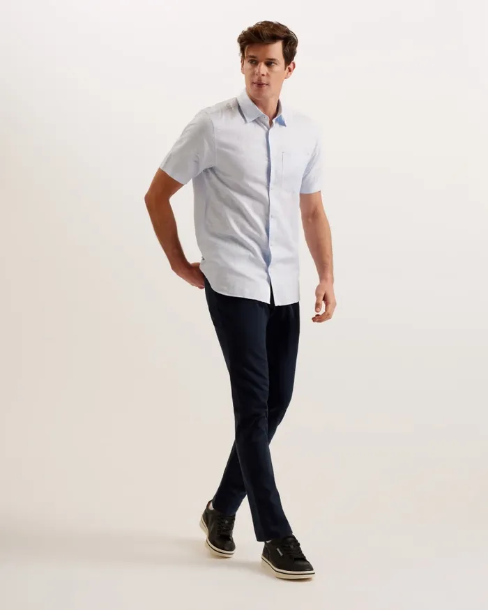 Men HAMPSTD 8211 Leather Contrast Detail Court Trainers Black Ted Baker Trainers Men HAMPSTD 8211 Leather Contrast Detail Court Trainers Black Ted Baker Trainers
