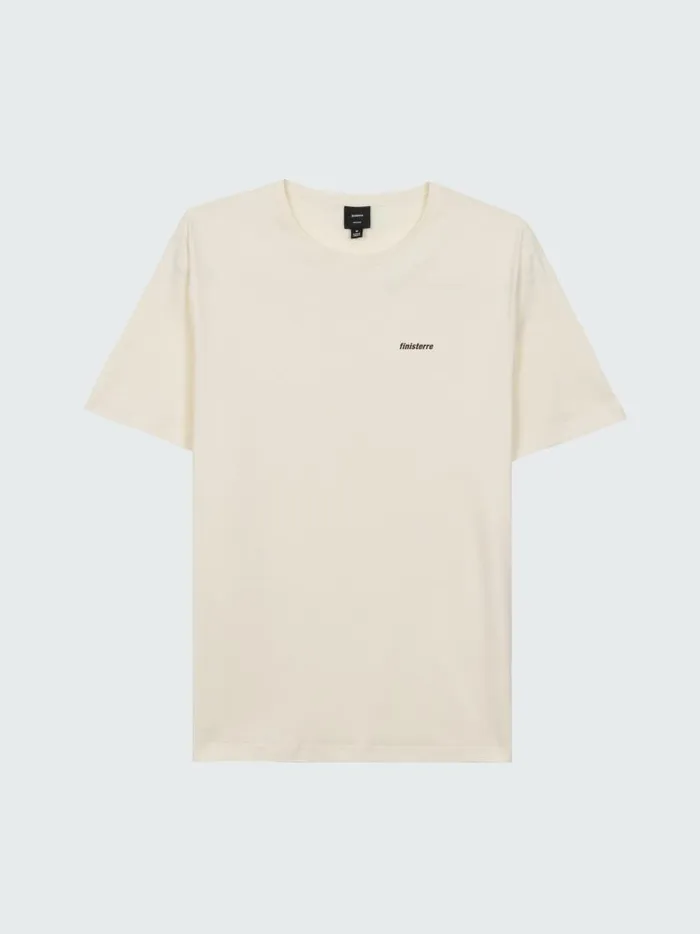 Men Harlyn Logo TShirt Ecru Finisterre TShirts