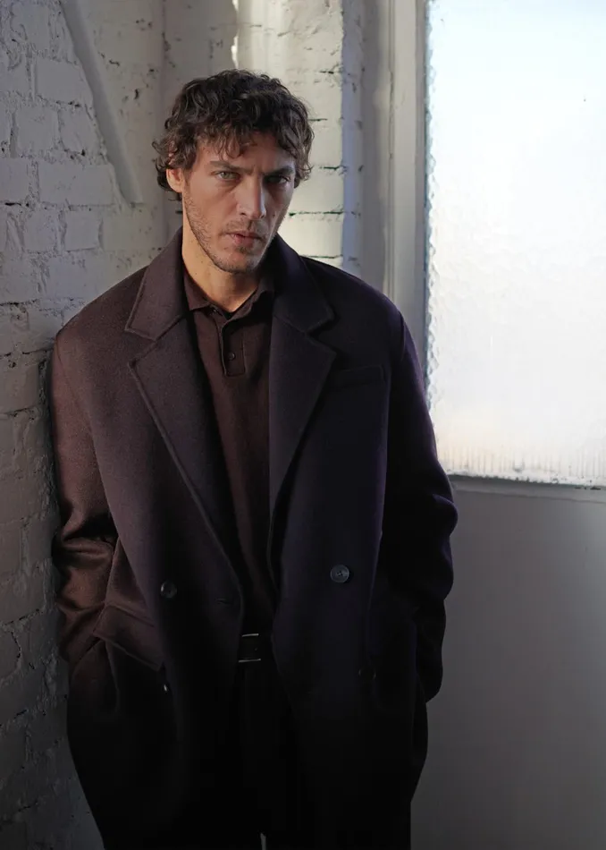 Men Harry Wool Blazer 8211 Dark Plum The Frankie Shop Outerwear