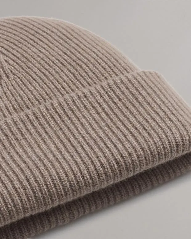 Men Hats and Gloves Rag and Bone Downing Cashmere Beanie Grey