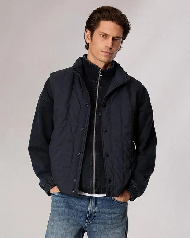 Men Jackets and Coats Rag and Bone Maxwell Quilted Vest Salute