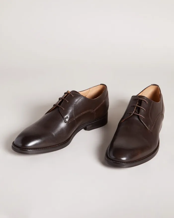 Men KAMPTEN 8211 Formal Leather Derby Shoes Brown Ted Baker Formal Shoes