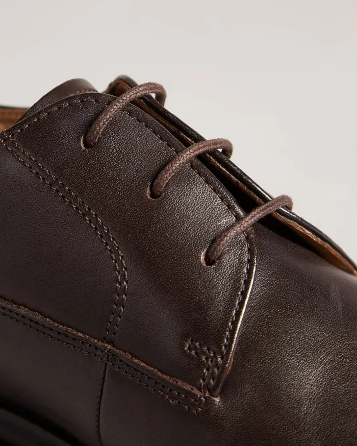 Men KAMPTEN 8211 Formal Leather Derby Shoes Brown Ted Baker Formal Shoes