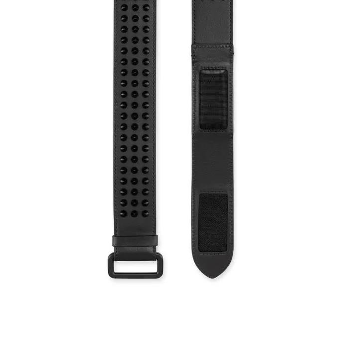 Men Loubi Belt Belt 8211 Calf Leather And Spikes 8211 Black Christian Louboutin Belts