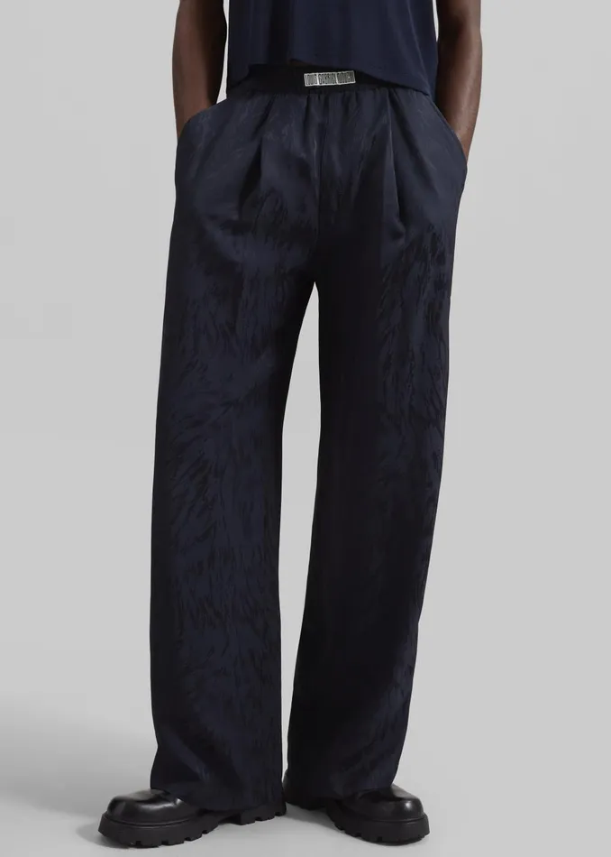 Men Louis Gabriel Nouchi Jogging Trousers 8211 Dark Night Fur The Frankie Shop Bottoms