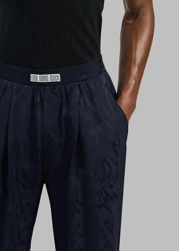 Men Louis Gabriel Nouchi Jogging Trousers 8211 Dark Night Fur The Frankie Shop Bottoms