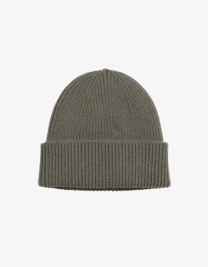 Men Merino Wool Beanie Dusty Olive Colorful Standard Beanies