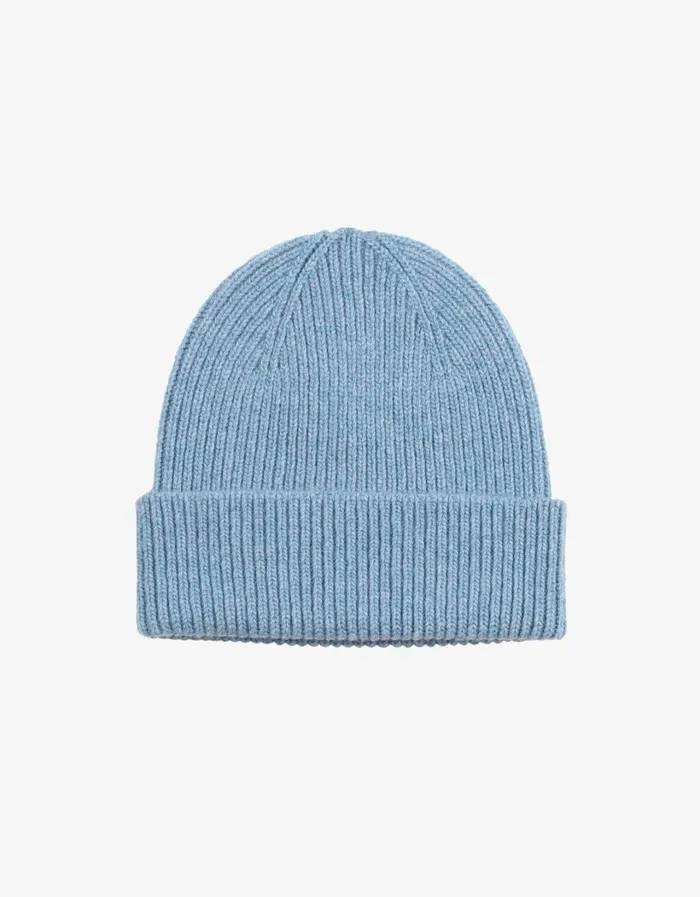Men Merino Wool Beanie Stone Blue Colorful Standard Beanies