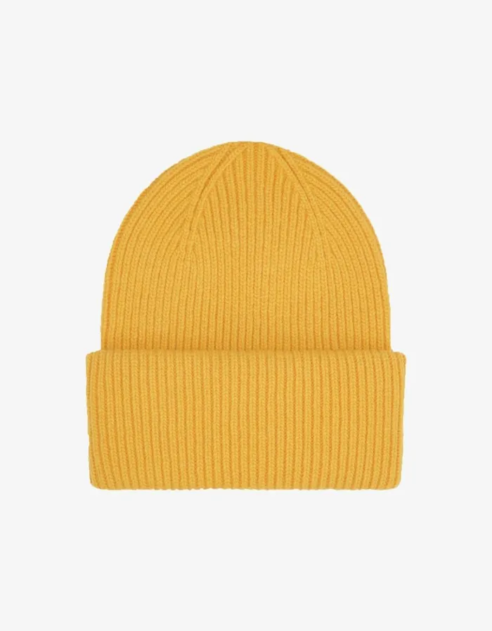 Men Merino Wool Hat Burned Yellow Colorful Standard Hats