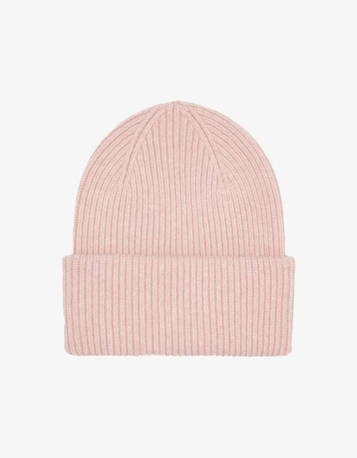 Men Merino Wool Hat Faded Pink Colorful Standard Hats