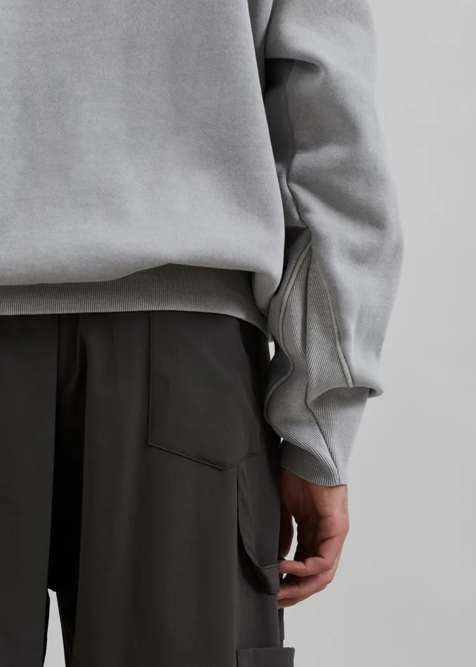 Men Micah Sweatshirt 8211 Light Grey The Frankie Shop Tops
