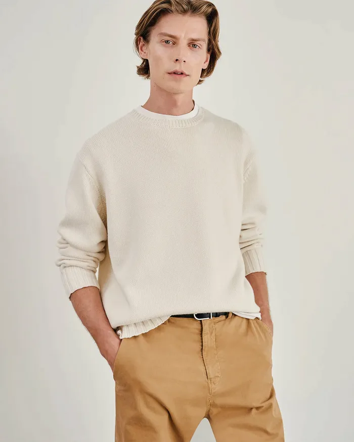 Men Nili Lotan BOYNTON SWEATER Black Sweaters
