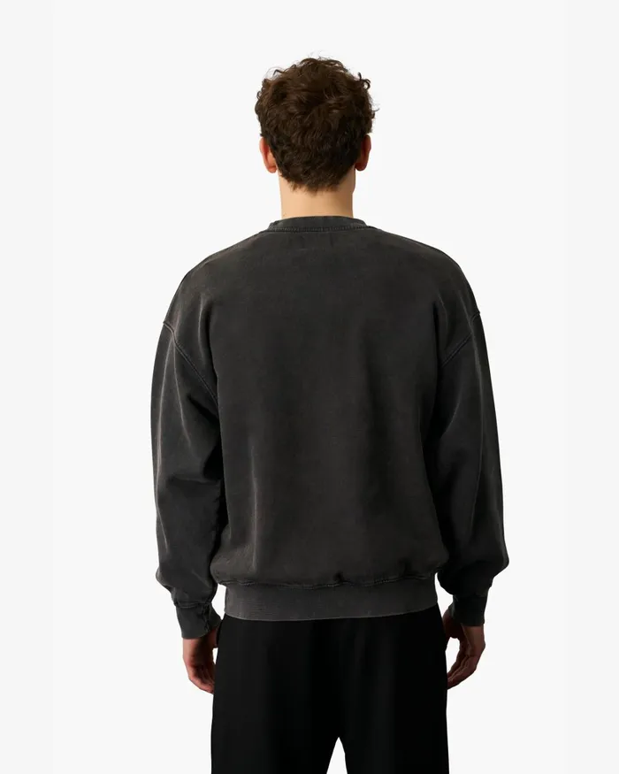 Men Organic Oversized Crew Spring Green Colorful Standard Crewneck Sweatshirts