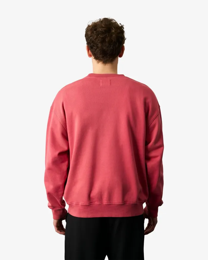 Men Organic Oversized Crew Steel Blue Colorful Standard Crewneck Sweatshirts