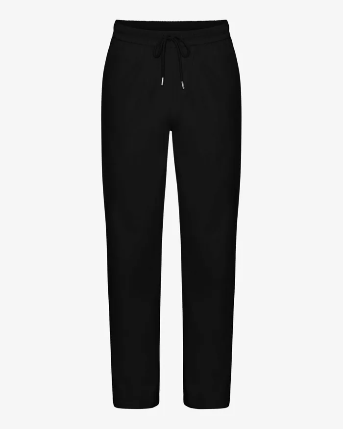 Men Organic Twill Pants Deep Black Colorful Standard Pants