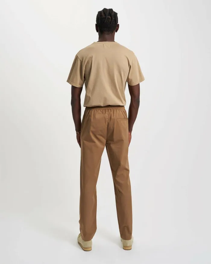 Men Organic Twill Pants Deep Black Colorful Standard Pants