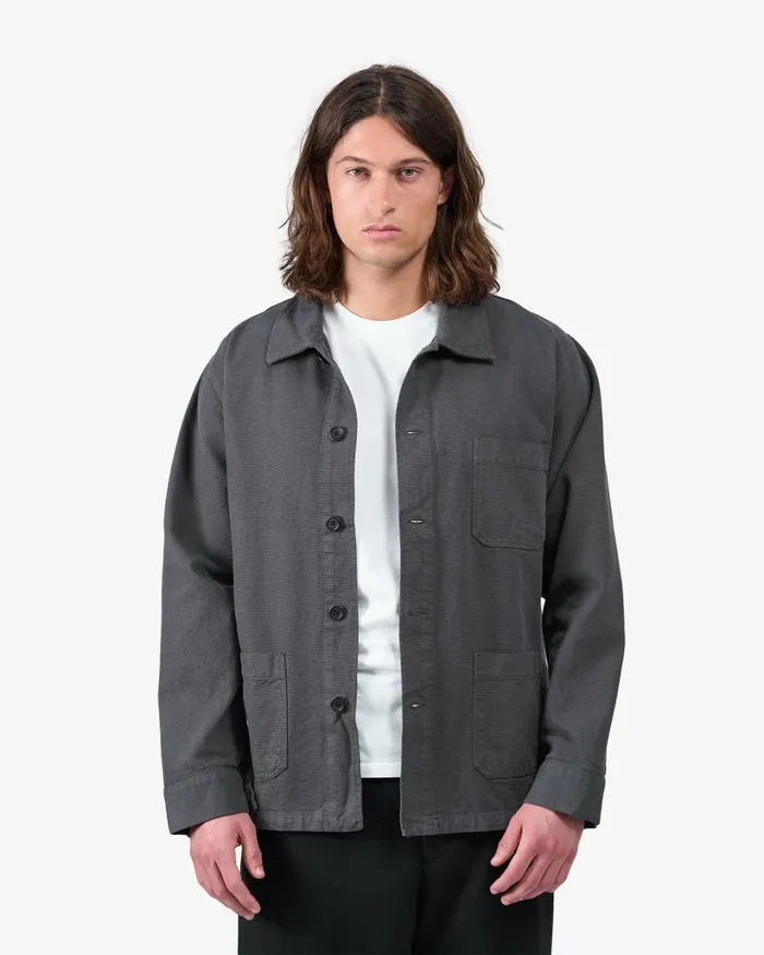Men Organic Workwear Jacket Dusty Olive Colorful Standard Workwear Jackets