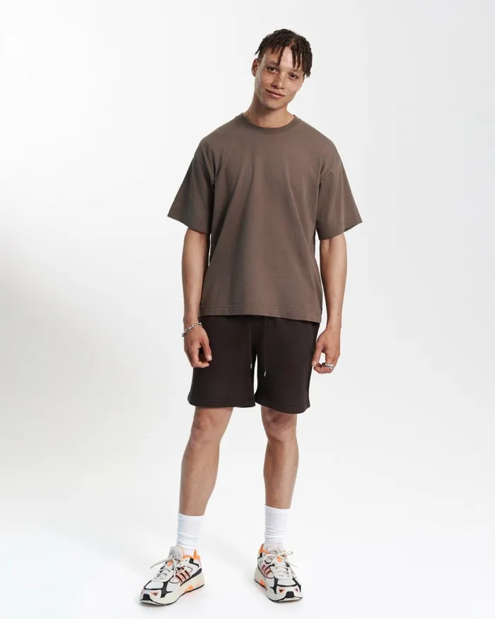 Men Oversized Organic TShirt Optical White Colorful Standard TShirts