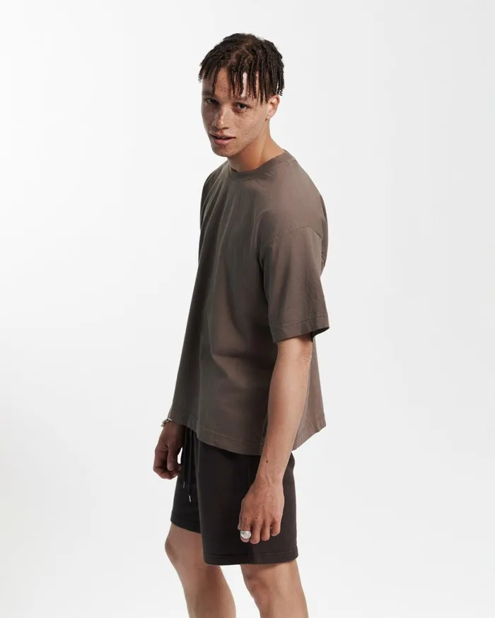 Men Oversized Organic TShirt Optical White Colorful Standard TShirts