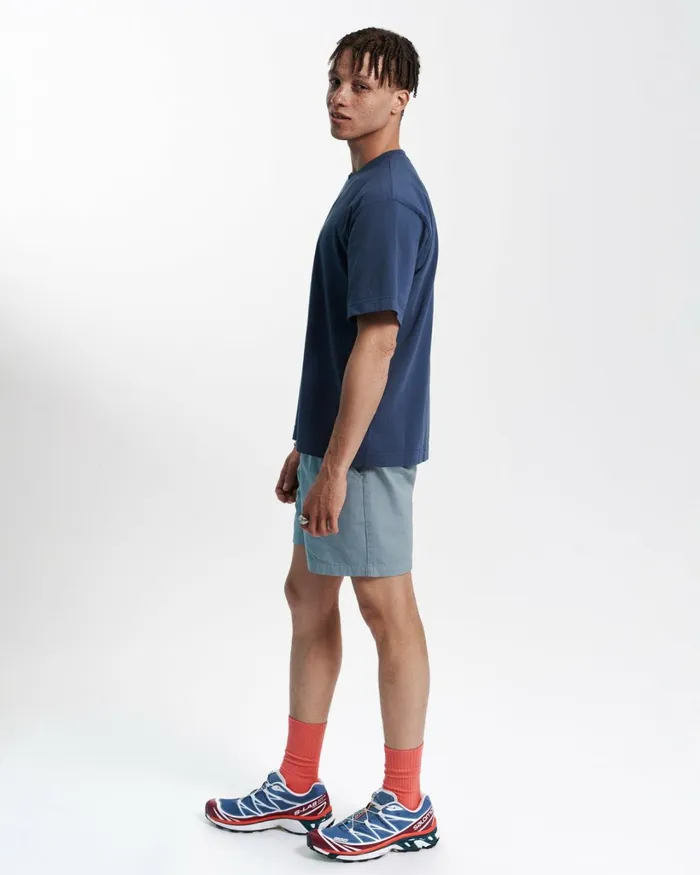 Men Oversized Organic TShirt Oyster Grey Colorful Standard TShirts