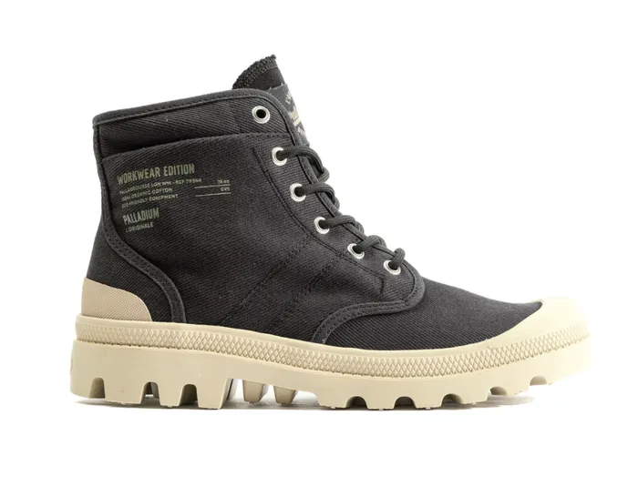 Men PALLABROUSSE WORKWEAR Black PALLADIUM Boots