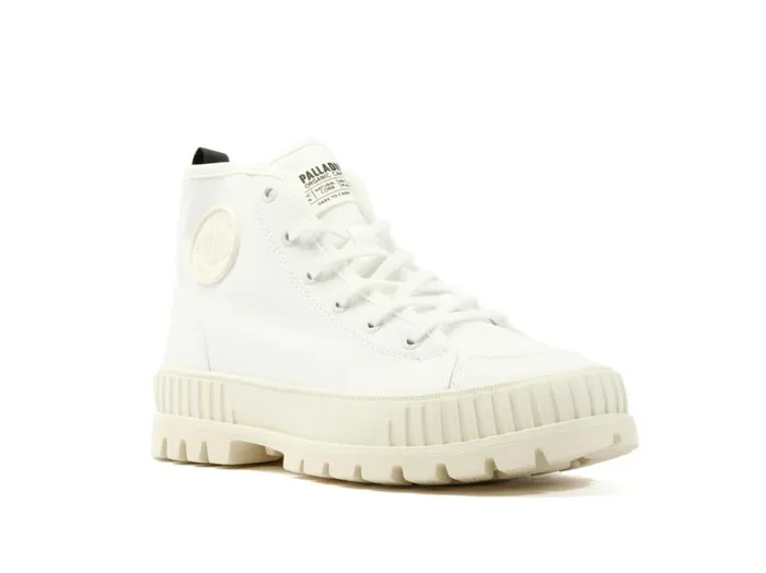 Men PALLASHOCK ORGANIC 2 Star White PALLADIUM Boots Men PALLASHOCK ORGANIC 2 Star White PALLADIUM Boots
