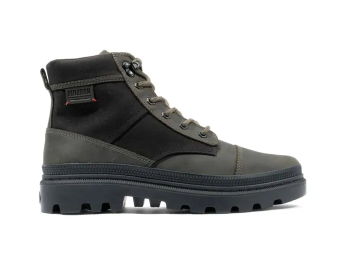 Men PALLATROOPER ROUGH Blackolive Night PALLADIUM Boots