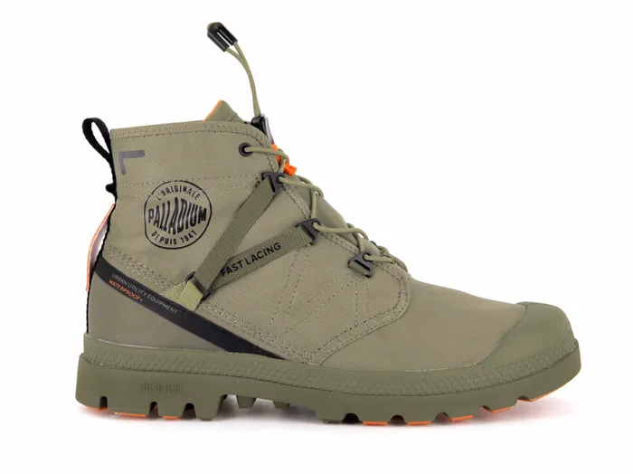 Men PAMPA TRAVEL LITE WATERPROOF Dune PALLADIUM Boots