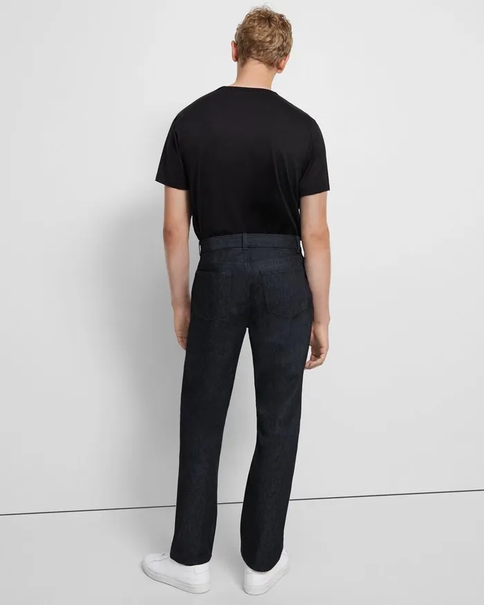 Men Pants Theory Helmut Lang And Uniqlo Classic Cut Jean In Denim Black