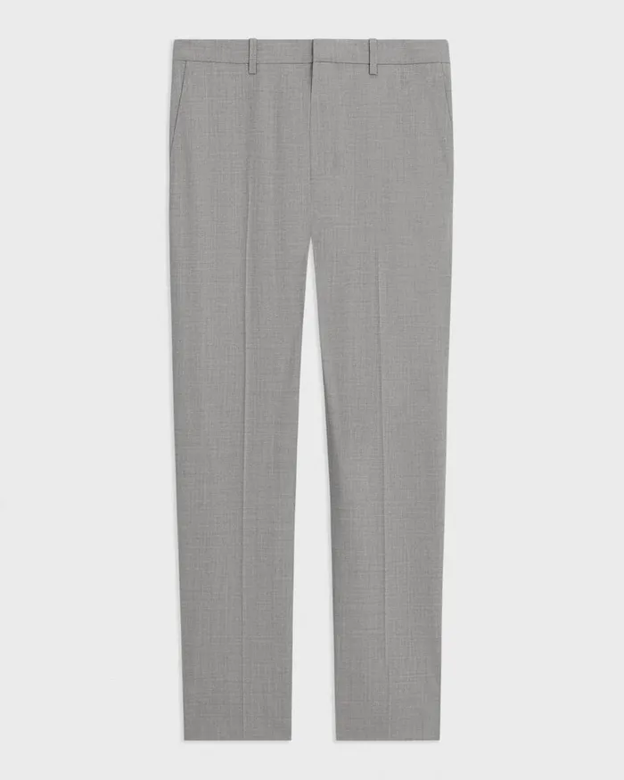 Men Pants Theory Mayer Pant In Stretch Wool Vapor Melange