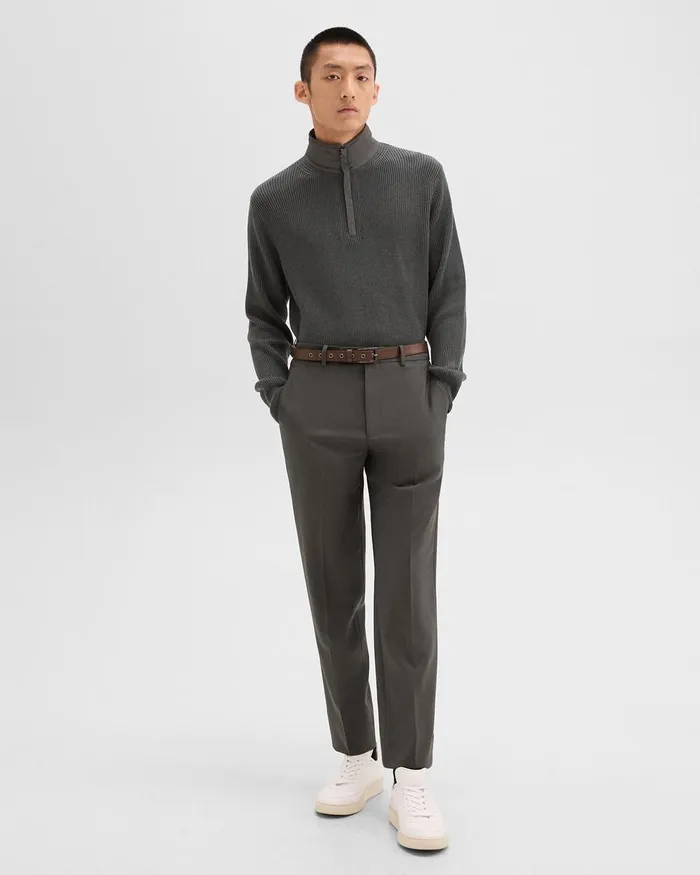 Men Pants Theory Relaxed Pant In Wool Gabardine Dusk