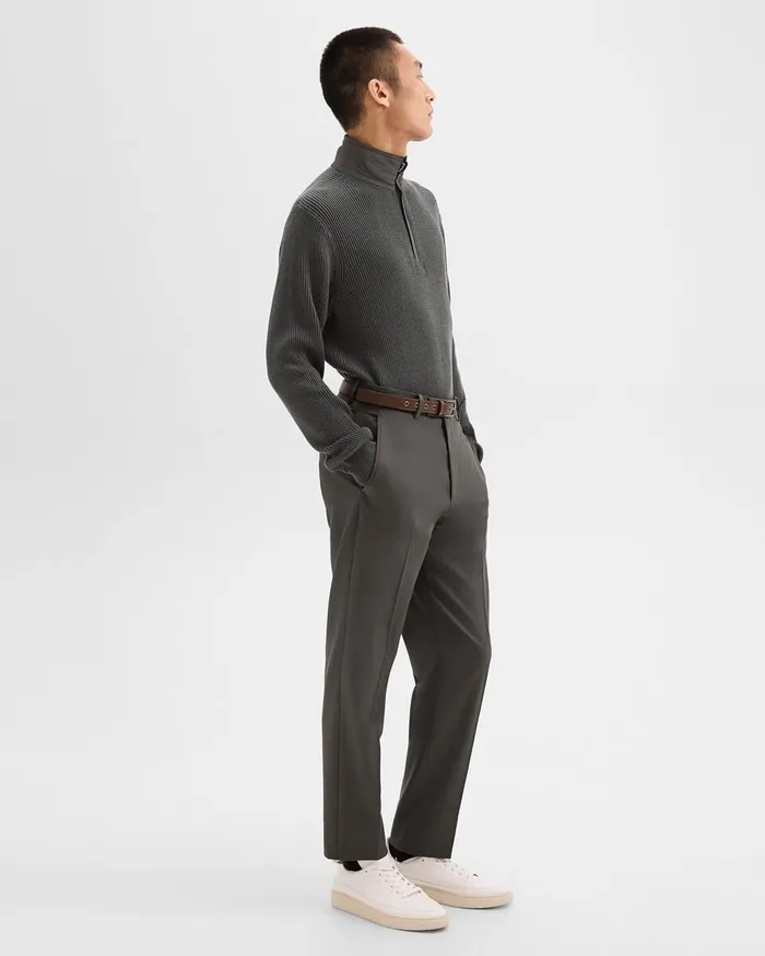 Men Pants Theory Relaxed Pant In Wool Gabardine Dusk