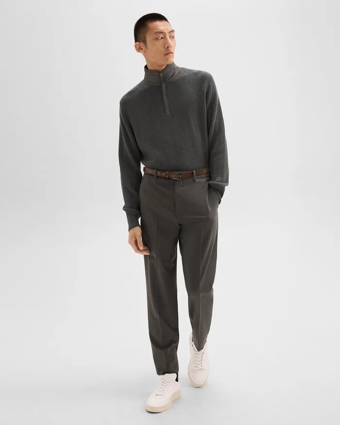 Men Pants Theory Relaxed Pant In Wool Gabardine Dusk