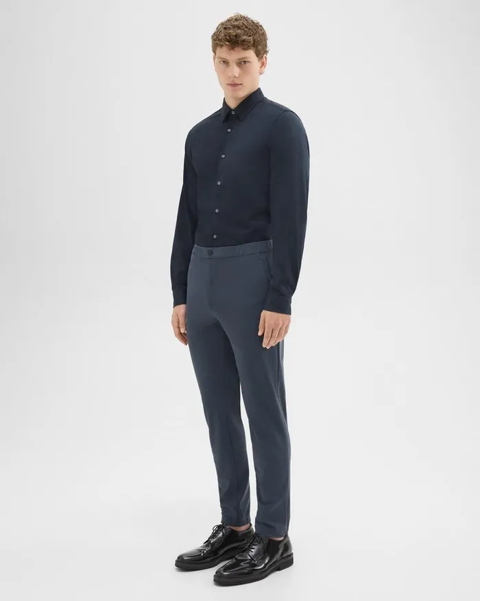 Men Pants Theory Terrance Jogger In Precision Ponte Basalt