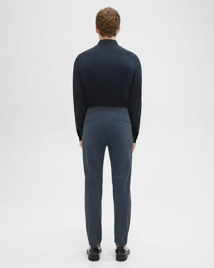 Men Pants Theory Terrance Jogger In Precision Ponte Basalt