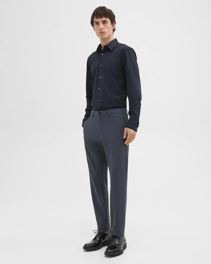 Men Pants Theory Zaine Pant In Precision Ponte Basalt