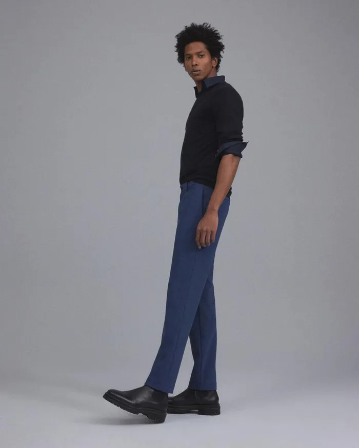 Men Pants Theory Zaine Pant In Precision Ponte Basalt