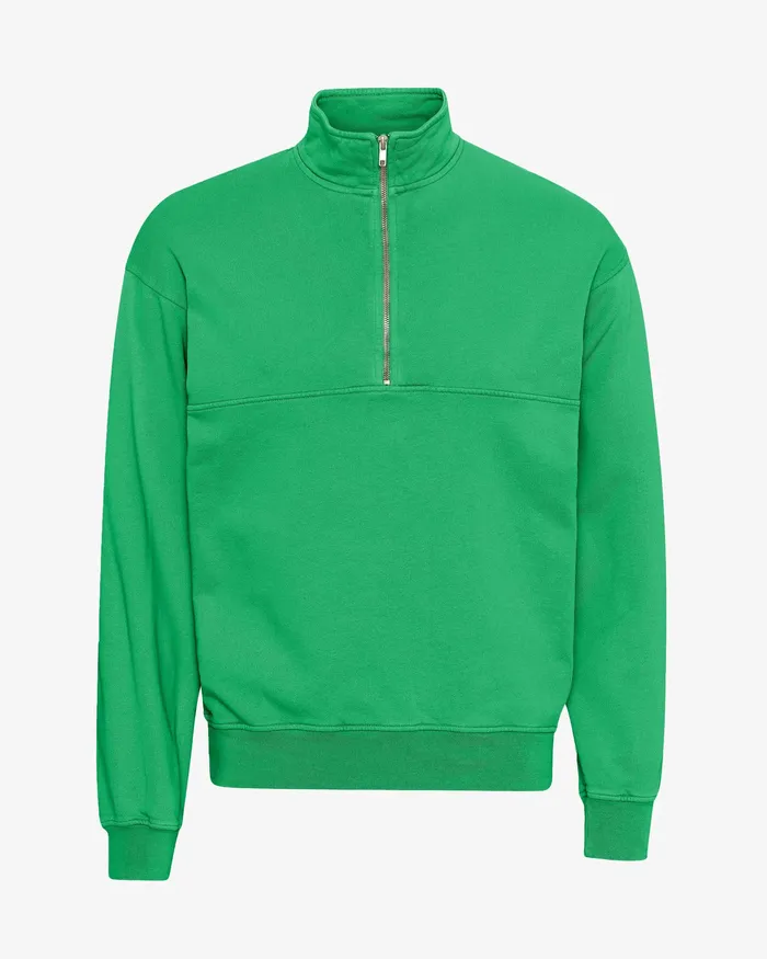 Men Quarter Zips Colorfulstandard Organic Quarter Zip 8211 Kelly Green