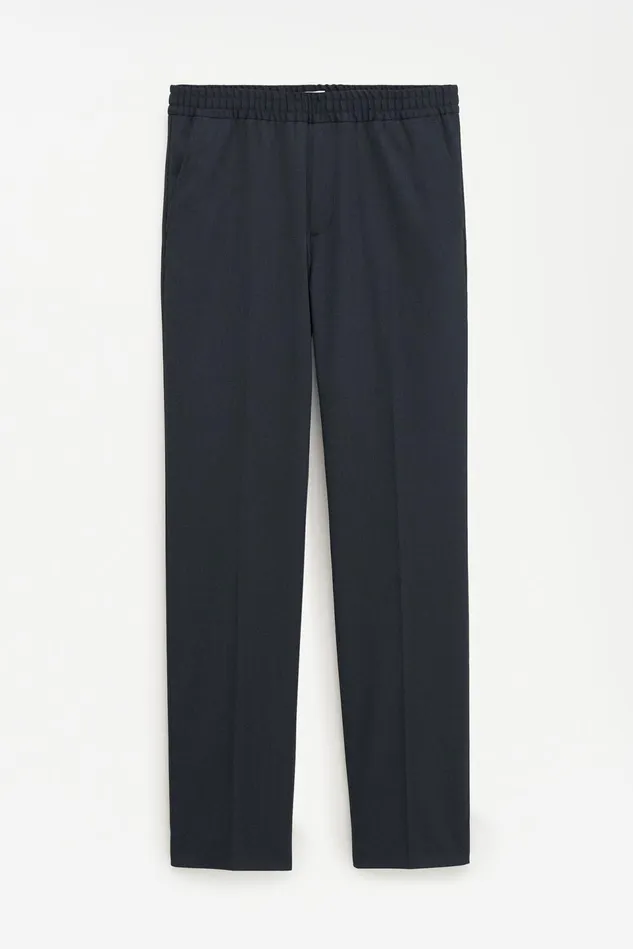 Men Relaxed Wool Trousers Anthracite Filippa K Trousers