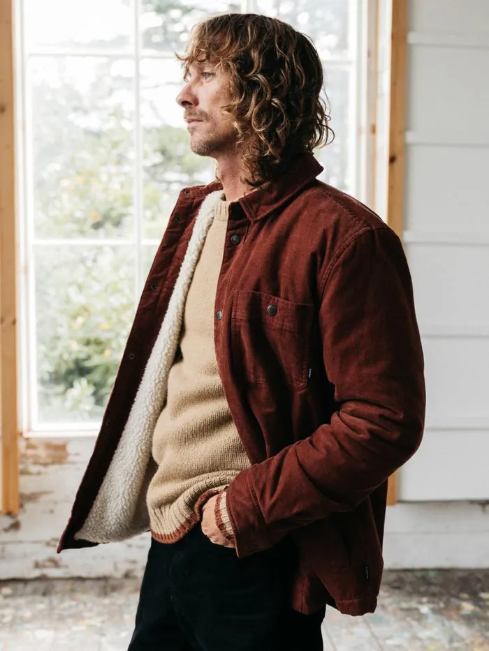 Men Rigger Fleece Lined Jacket Dark Rosewood Finisterre Jackets Coats and Gilets Men Rigger Fleece Lined Jacket Dark Rosewood Finisterre Jackets Coats and Gilets
